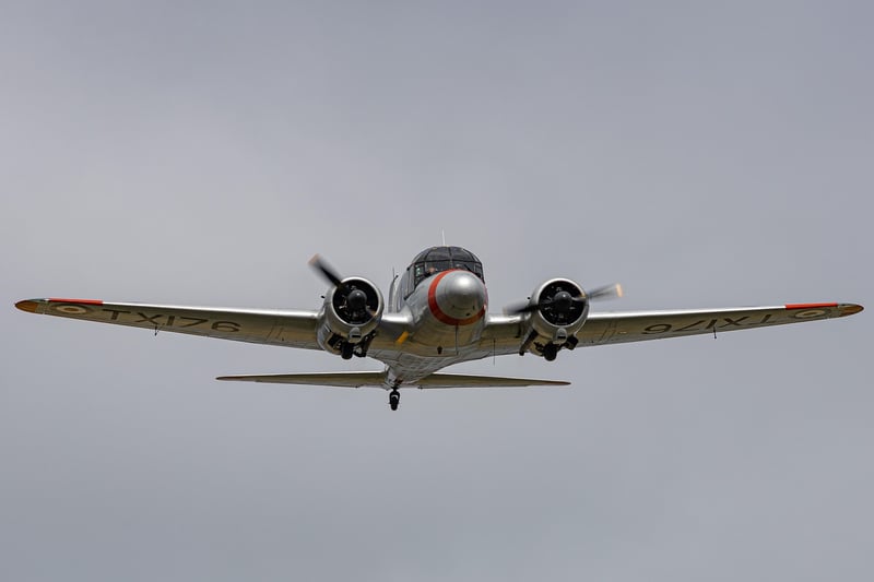 Airplane flying in the sky